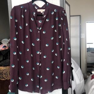 Floral Button Down Blouse